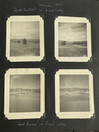 MOHAVE DESERT, CALIFORNIA 1946-47 PHOTO ALBUM