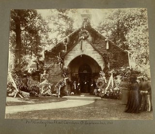 Item #923 1886-1901 WEST COAST, PRES. McKINLEY FUNERAL, TENNESSEE CAVES PHOTO ALBUM