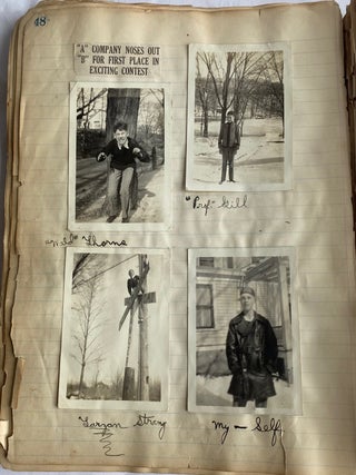MOHEGAN LAKE SCHOOL BOYS MILITARY ACADEMY NY 1919-1927 SCRAPBOOK