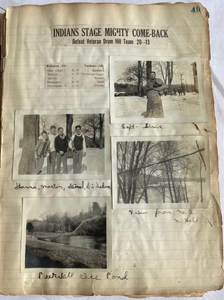 MOHEGAN LAKE SCHOOL BOYS MILITARY ACADEMY NY 1919-1927 SCRAPBOOK