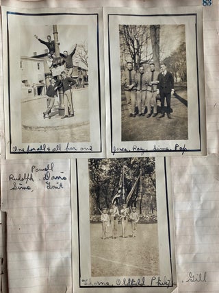 MOHEGAN LAKE SCHOOL BOYS MILITARY ACADEMY NY 1919-1927 SCRAPBOOK