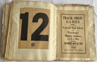 MOHEGAN LAKE SCHOOL BOYS MILITARY ACADEMY NY 1919-1927 SCRAPBOOK
