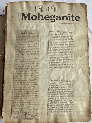 MOHEGAN LAKE SCHOOL BOYS MILITARY ACADEMY NY 1919-1927 SCRAPBOOK