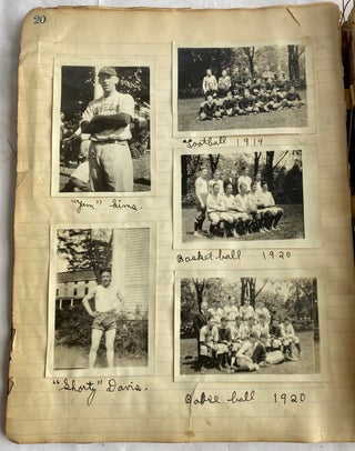 MOHEGAN LAKE SCHOOL BOYS MILITARY ACADEMY NY 1919-1927 SCRAPBOOK