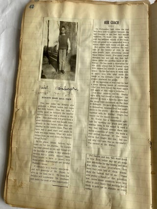 MOHEGAN LAKE SCHOOL BOYS MILITARY ACADEMY NY 1919-1927 SCRAPBOOK
