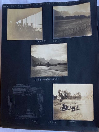 1921 PHOTO ALBUM – YELLOWSTONE, CALIFORNIA, BANFF etc