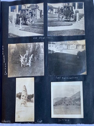 1921 PHOTO ALBUM – YELLOWSTONE, CALIFORNIA, BANFF etc