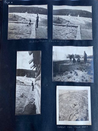 1921 PHOTO ALBUM – YELLOWSTONE, CALIFORNIA, BANFF etc