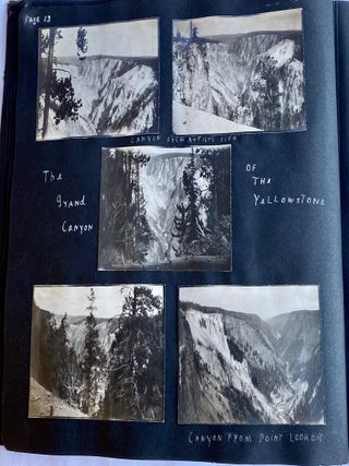 1921 PHOTO ALBUM – YELLOWSTONE, CALIFORNIA, BANFF etc