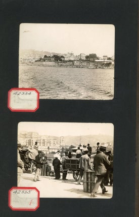 LANTERN SLIDE SALESMAN SAMPLE ALBUM of PHOTOS - c. 1910 - ITALY and CROATIA