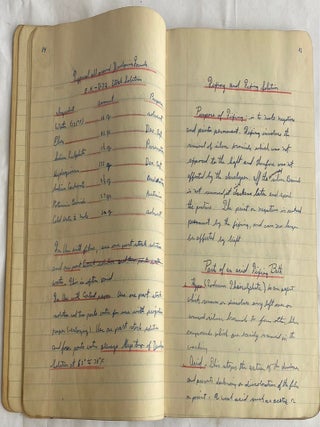 1950 PHOTOGRAPHY CLASS NYC NOTEBOOK and PHOTOS ALBUM