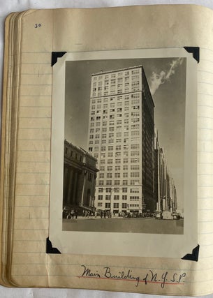 1950 PHOTOGRAPHY CLASS NYC NOTEBOOK and PHOTOS ALBUM