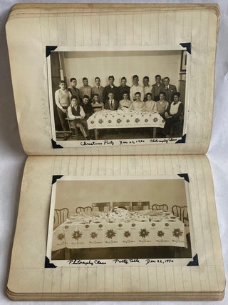 1950 PHOTOGRAPHY CLASS NYC NOTEBOOK and PHOTOS ALBUM