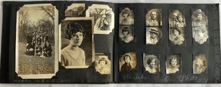 MID 1920s GORDON KS SCHOOL GIRL PHOTO ALBUM