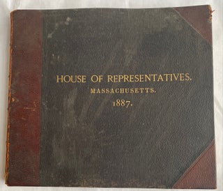 Item #941 HOUSE OF REPRESENTATIVES MASSACHUSETTS 1887