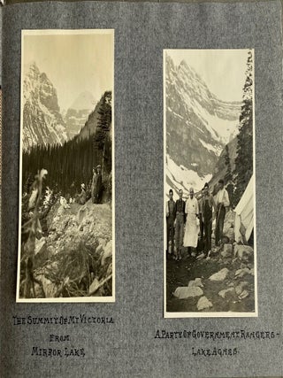 1912 THROUGH THE CANADIAN ROCKIES PHOTO ALBUM