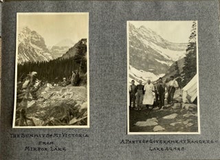 1912 THROUGH THE CANADIAN ROCKIES PHOTO ALBUM