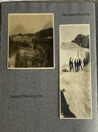 1912 THROUGH THE CANADIAN ROCKIES PHOTO ALBUM