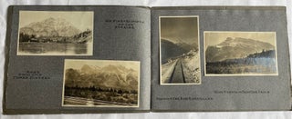 1912 THROUGH THE CANADIAN ROCKIES PHOTO ALBUM