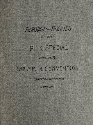 1912 THROUGH THE CANADIAN ROCKIES PHOTO ALBUM