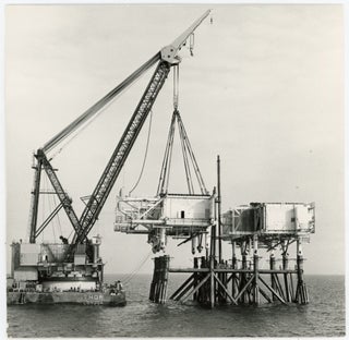 UK NORTH SEA FORTIES OIL FIELD PHOTOGRAPHS from 1974