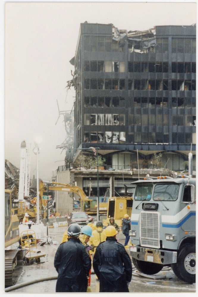Item #951 SEPTEMBER 11 WORLD TRADE CENTER TERRORIST ATTACK AFTERMATH PHOTOS 9/11