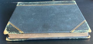 c. 1890 CYANOTYPE PHOTO ALBUM - CHICAGO & ELMHURST IL - NEW LEBANON NY SHAKER COMMUNITY