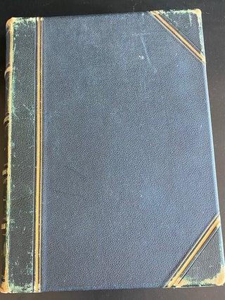 c. 1890 CYANOTYPE PHOTO ALBUM - CHICAGO & ELMHURST IL - NEW LEBANON NY SHAKER COMMUNITY