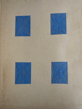 KINDERGARTEN ART - 3 SCRAPBOOKS 1911-1913, ONE STUDENT - KATHARINE G. STANFORD - OVER 170 SAMPLES