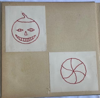 KINDERGARTEN ART - 3 SCRAPBOOKS 1911-1913, ONE STUDENT - KATHARINE G. STANFORD - OVER 170 SAMPLES