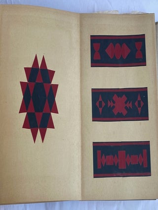KINDERGARTEN ART - 3 SCRAPBOOKS 1911-1913, ONE STUDENT - KATHARINE G. STANFORD - OVER 170 SAMPLES