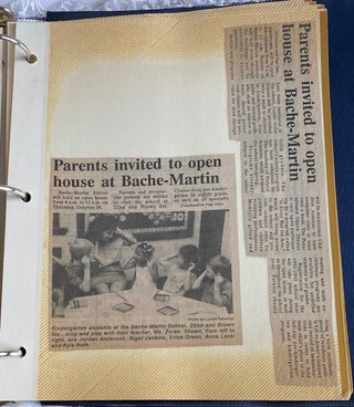PHILADELPHIA ELEMENTARY SCHOOL BACHE-MARTIN 1975-2000 PHOTO ALBUM