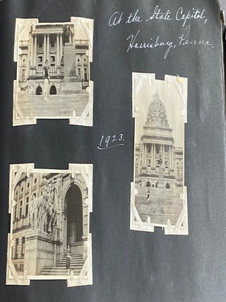 HARRISBURG PA SINGLE GAL LOVES to TRAVEL 1921-1928 PHOTO ALBUM