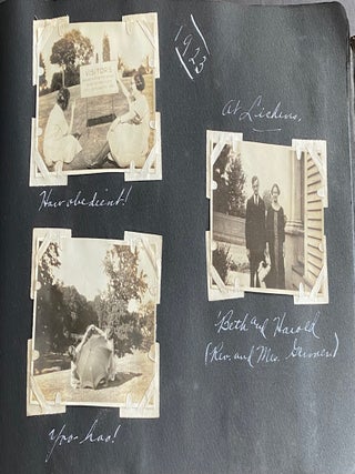 HARRISBURG PA SINGLE GAL LOVES to TRAVEL 1921-1928 PHOTO ALBUM