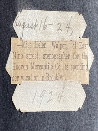 HARRISBURG PA SINGLE GAL LOVES to TRAVEL 1921-1928 PHOTO ALBUM