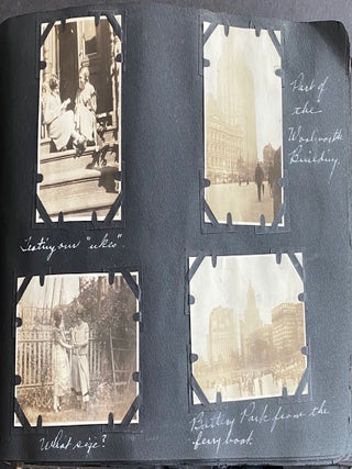 HARRISBURG PA SINGLE GAL LOVES to TRAVEL 1921-1928 PHOTO ALBUM