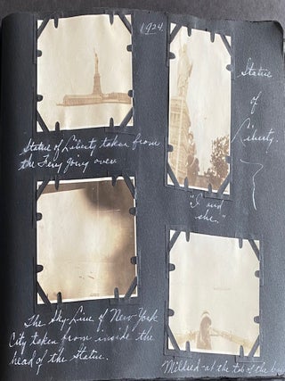 HARRISBURG PA SINGLE GAL LOVES to TRAVEL 1921-1928 PHOTO ALBUM