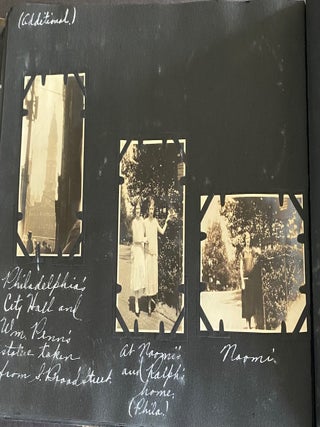 HARRISBURG PA SINGLE GAL LOVES to TRAVEL 1921-1928 PHOTO ALBUM