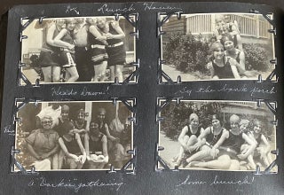 HARRISBURG PA SINGLE GAL LOVES to TRAVEL 1921-1928 PHOTO ALBUM