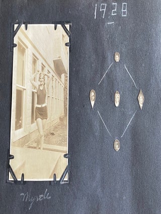HARRISBURG PA SINGLE GAL LOVES to TRAVEL 1921-1928 PHOTO ALBUM