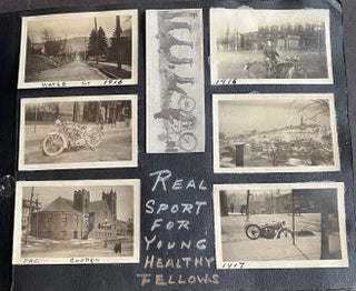 MOTORCYCLE TRAVELING WATCH-MAKER JEWELER 1914 – 1920 PHOTO ALBUM