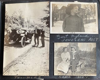 MOTORCYCLE TRAVELING WATCH-MAKER JEWELER 1914 – 1920 PHOTO ALBUM